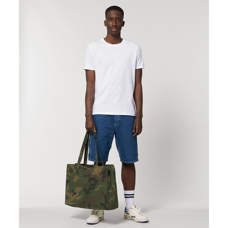 Woven shopping bag AOP (STAU768) - Camouflage One Size